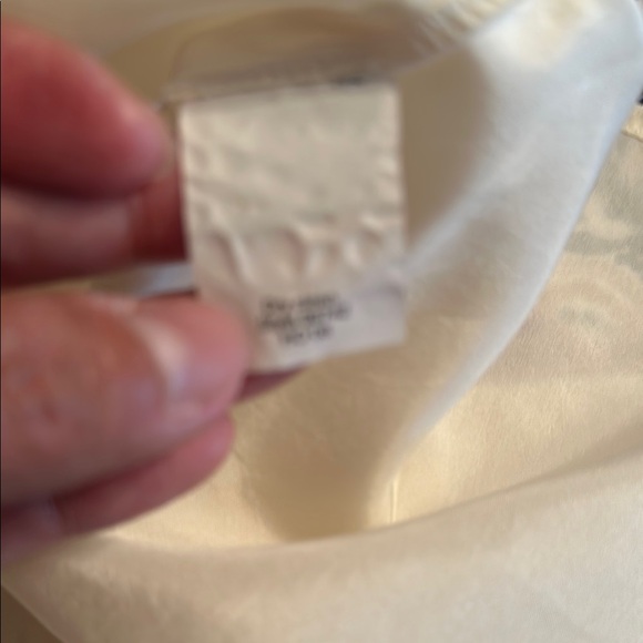 J. Crew Cream Ruffled Sleeveless Blouse - Picture 7 of 7